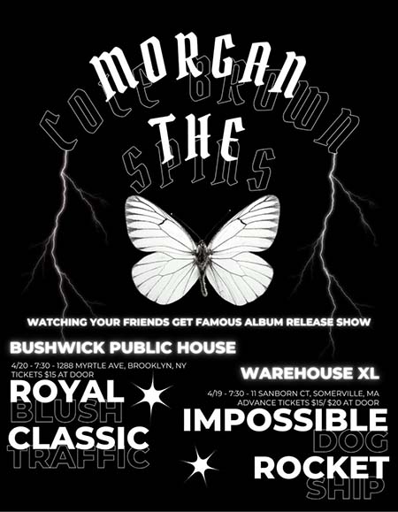 24 Hour Music Presents: Impossible Dog,The Spins, Morgan Cole Brown, Rocket Ship at Warehouse XI