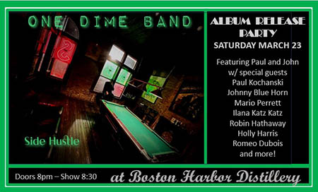 SHK Music Presents: One Dime Band and Friends - Album Release Party at Boston Harbor Distillery