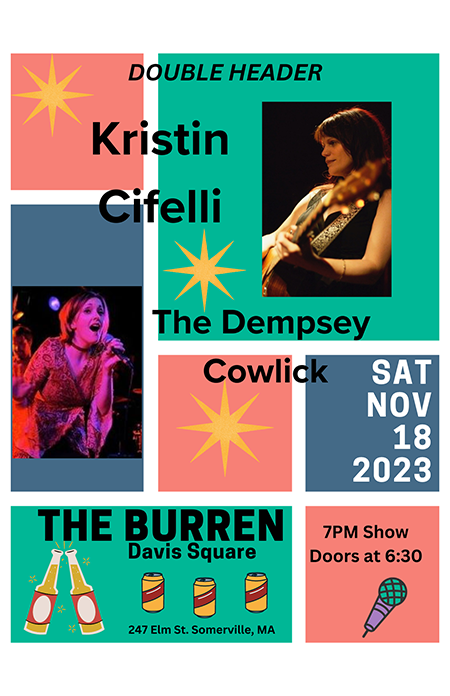 Tickets | Kristin Cifelli, The Dempsey Cowlick | 24 Hour Concerts