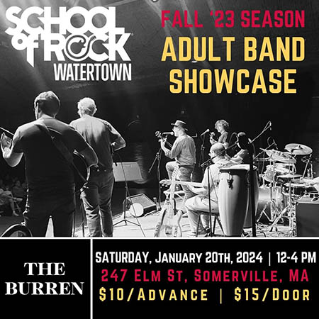 School of Rock Watertown – Adult Band Showcase