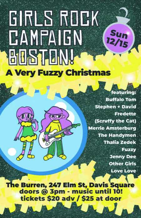 A Very Fuzzy Christmas! A Benefit for Girls Rock Campaign Boston